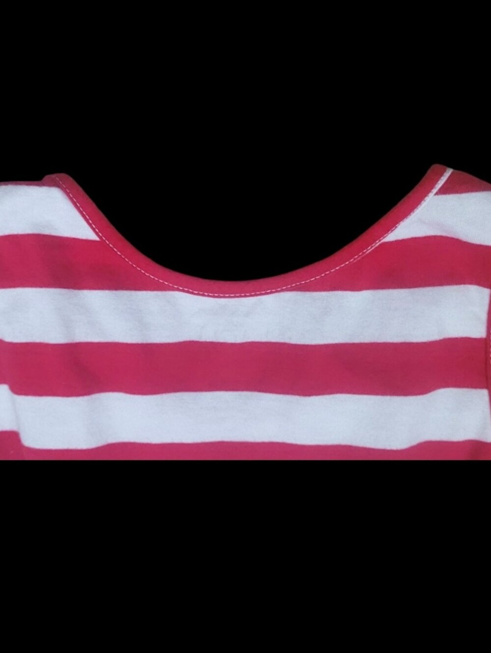 The Children's Place Girl's Red White and Navy Star Striped SleevelessTank Dress - Picture 8 of 11